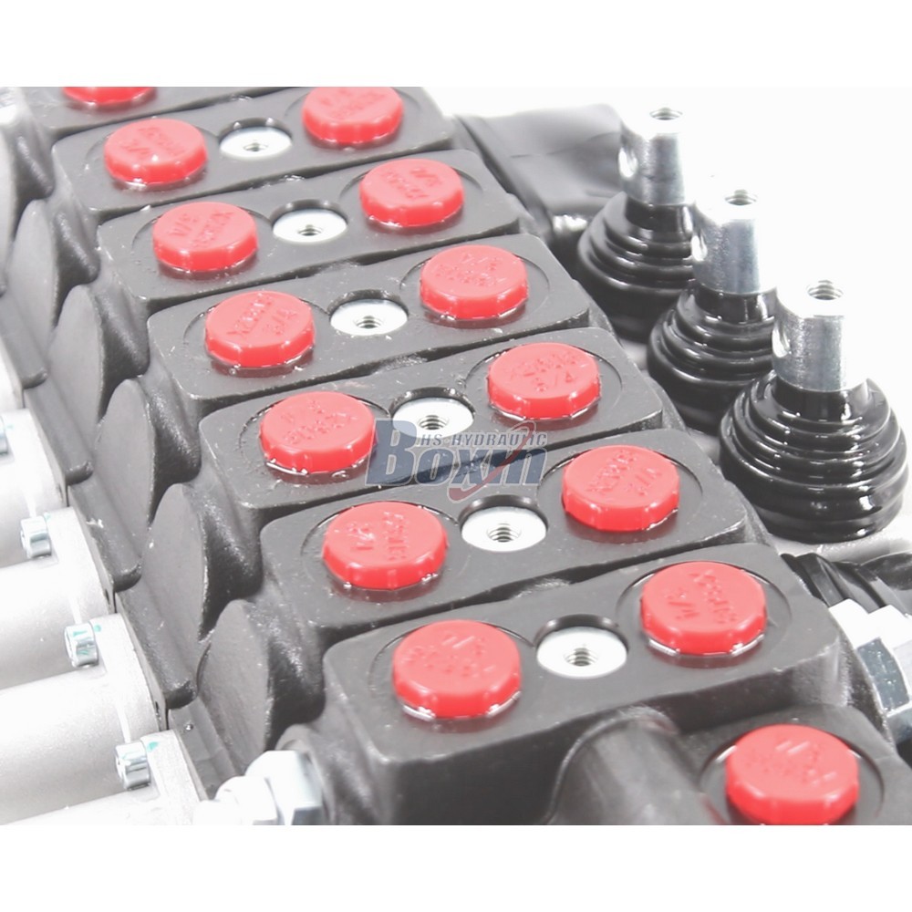 Multi-Spool SD6 Sectional Directional Control Valve for Mobile Machinery detail image